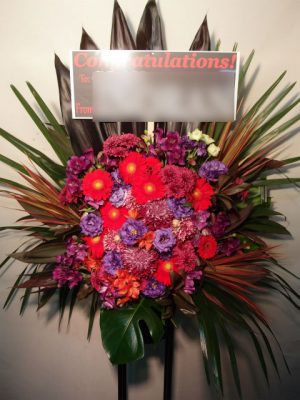 GLAY様宛のスタンド花をNHKホールにお届け。