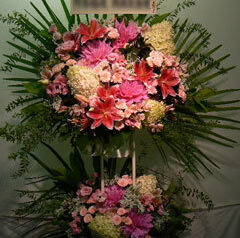 スタンド花　アレンジメント　2009-08-30