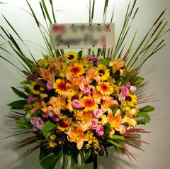 スタンド花1段　2008-07-17