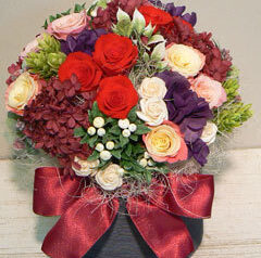 バラなどのプリザーブドアレンジ