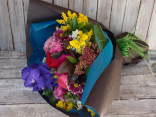 男性用花束　格好良く！春らしくも！