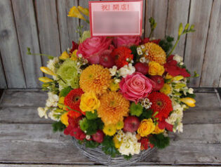 アレンジメント 開店御祝　千葉県