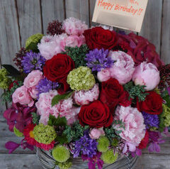 芍薬のアレンジメント