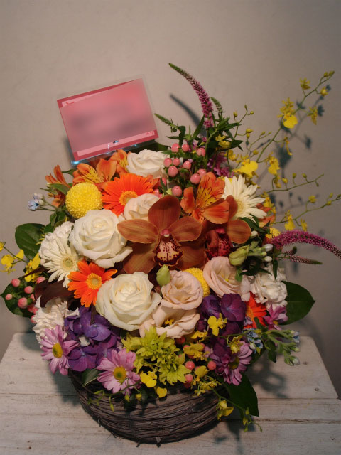 サイン会・出版御祝アレンジメント