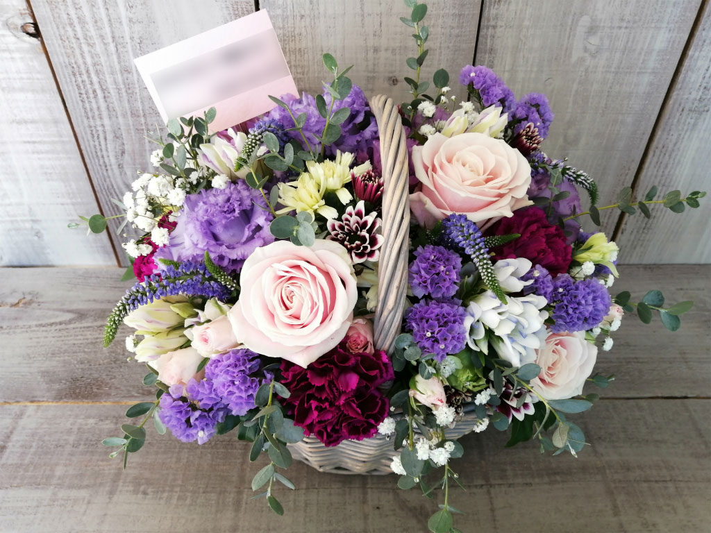 テレビ朝日本社にお届けした出演者用アレンジメントフラワー