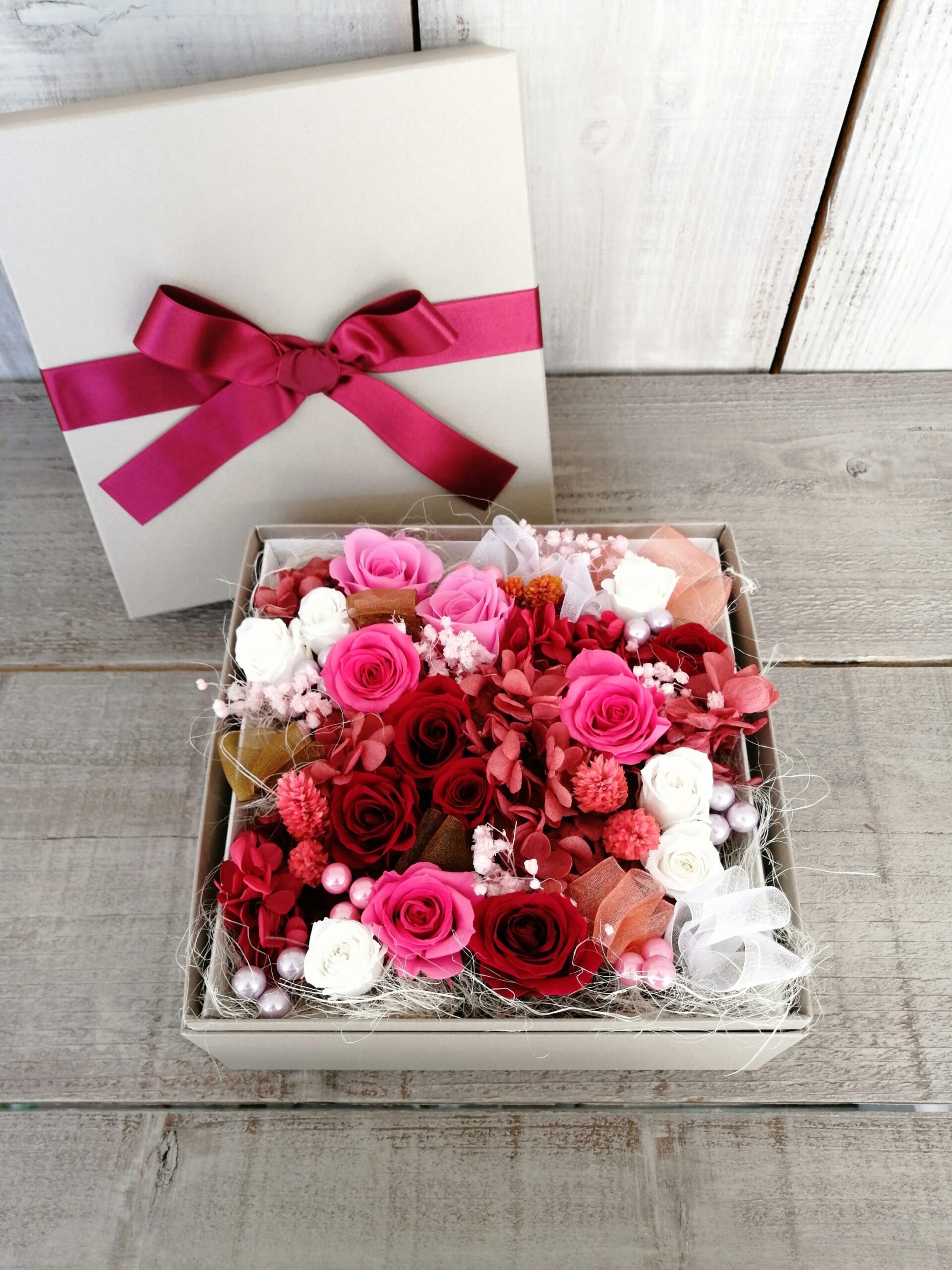 プリザーブドフラワー＆ボックスフラワー