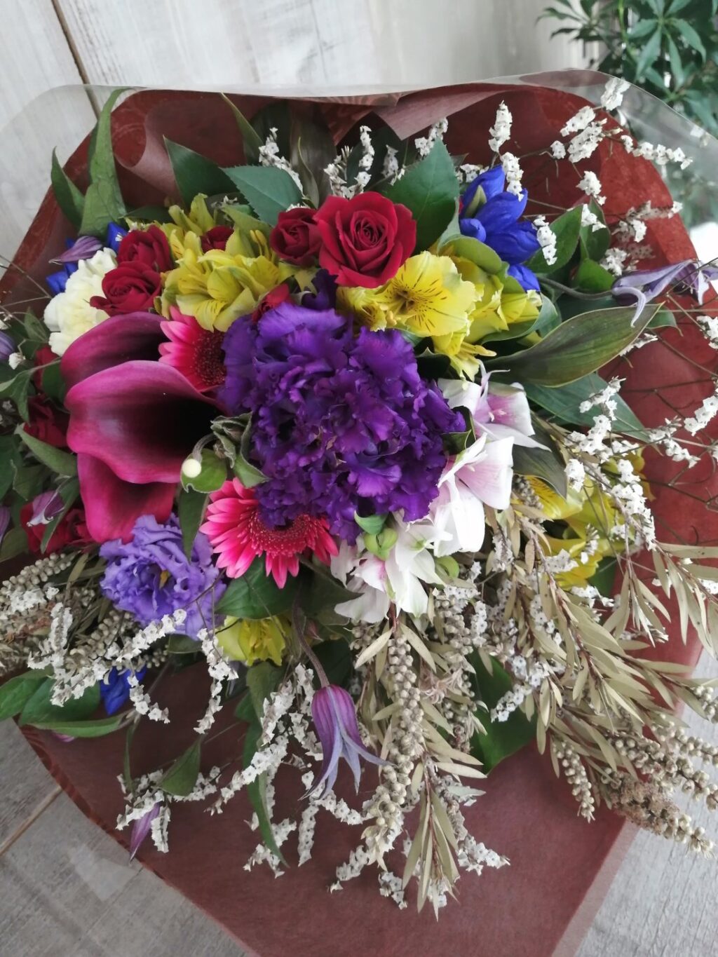 花束 お洒落に
