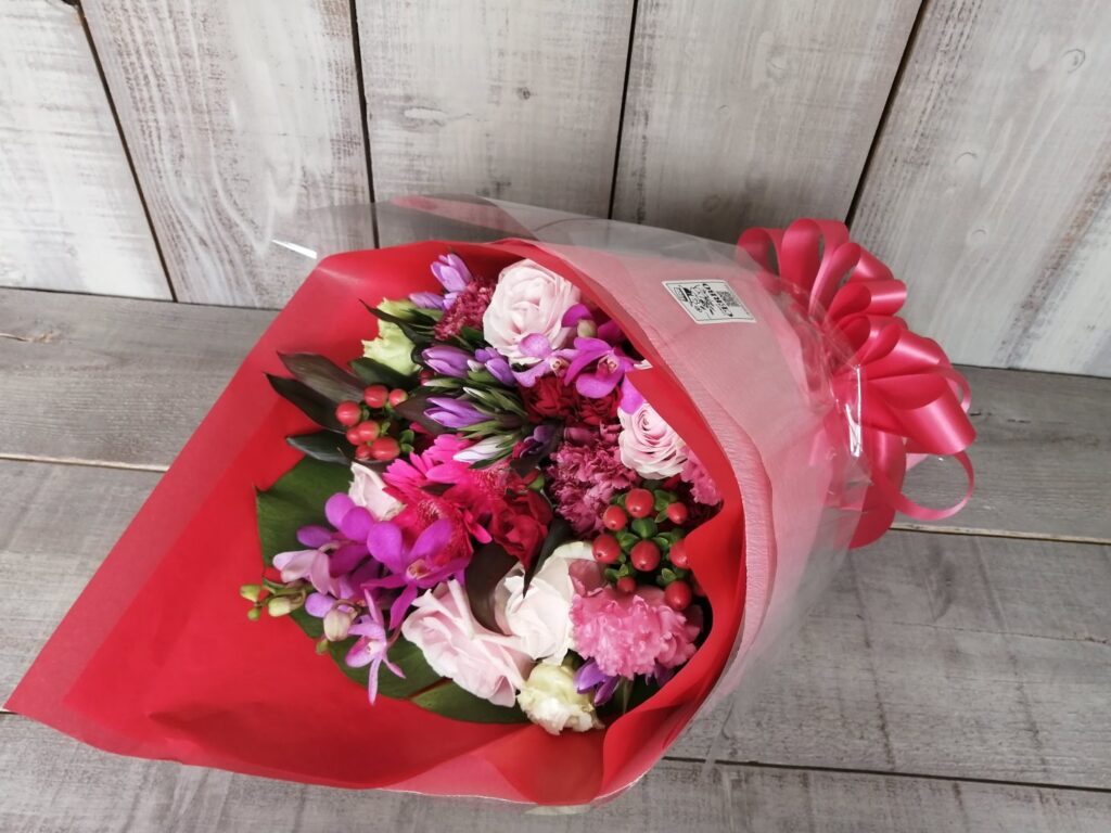 麻布十番にお届けした花束