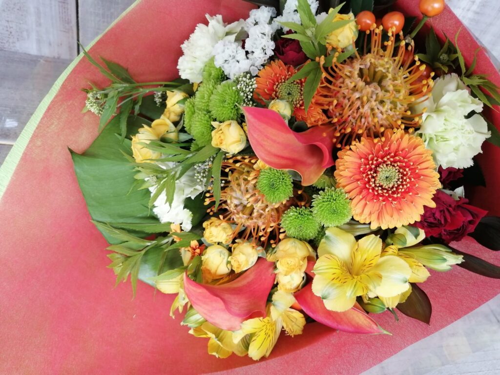 秋山竜次様宛 花束