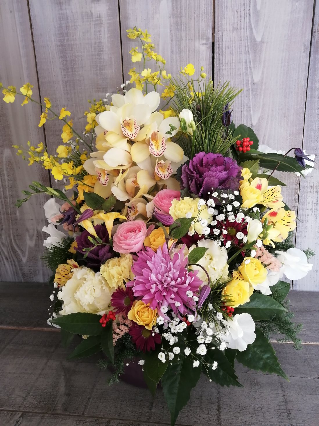 お正月用のアレンジメント