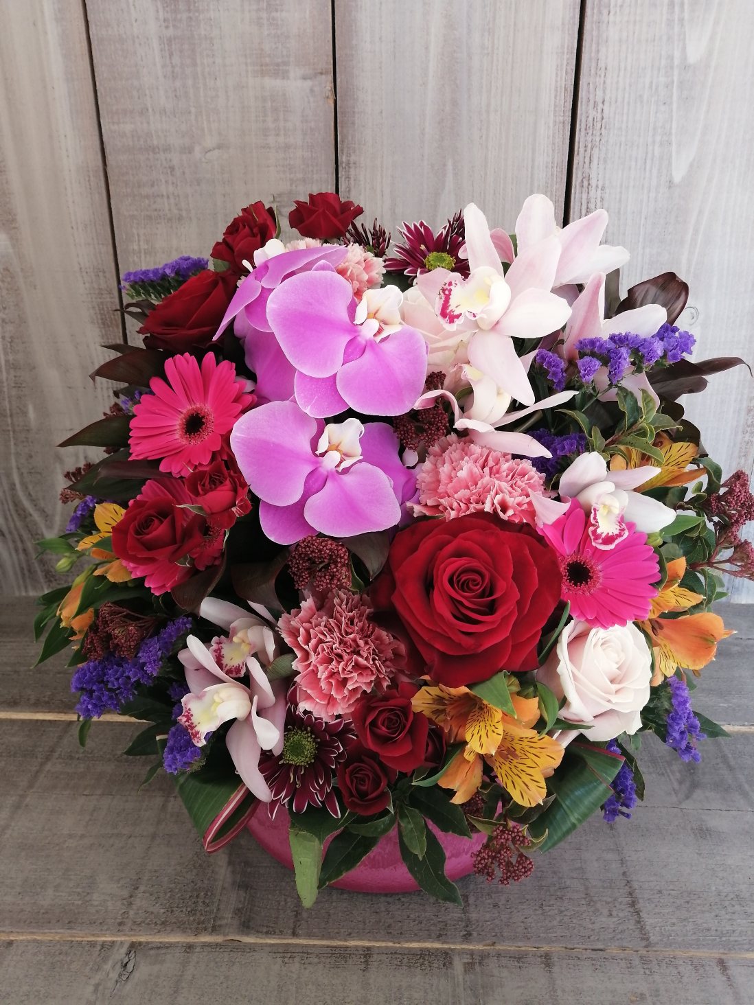 川崎市にお届けした移転御祝いのアレンジメント