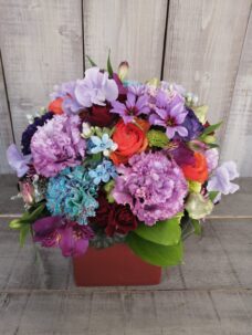 1周年記念の御祝いアレンジメントフラワー＠茨城県