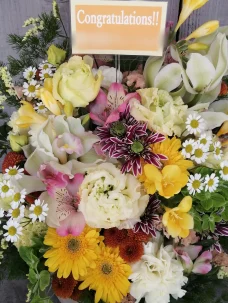 ショップの開店御祝いのアレンジメント＠渋谷区