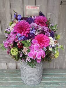 港区にお届けしたオフィス移転御祝いのアレンジメント＠港区