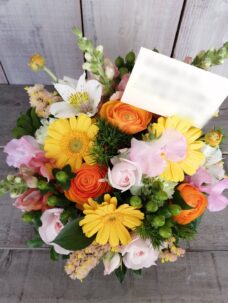 入学御祝いにお届けしたアレンジメント＠目黒区