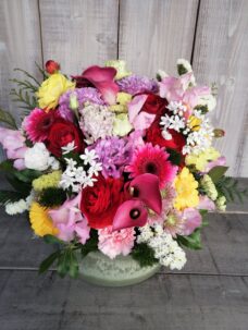 アパレル店開店御祝いのアレンジメント