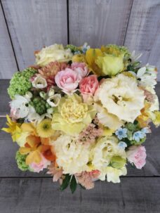 2022年母の日にお贈りしたアレンジメント＠宅配便