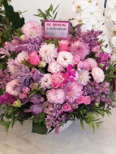 クリニック移転御祝いのアレンジメント＠世田谷区