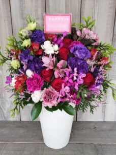 個展開催御祝いのアレンジメント＠高松市