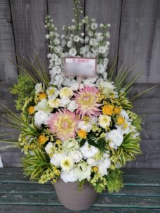 就任御祝いのアレンジメント＠品川区