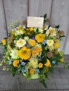 傘寿御祝いのアレンジメント＠新宿区