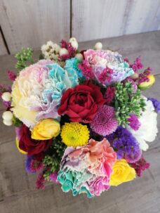 LGBTQプライド週間用のアレンジメント＆一輪挿し＠港区