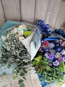 砧の東京メディアシティ（TMC）にお届けしたドラマクランクアップ用花束