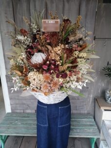 ドライフラワーアレンジメント開店御祝い@埼玉県