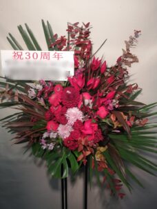 目黒鹿鳴館にお届けしたスタンド花