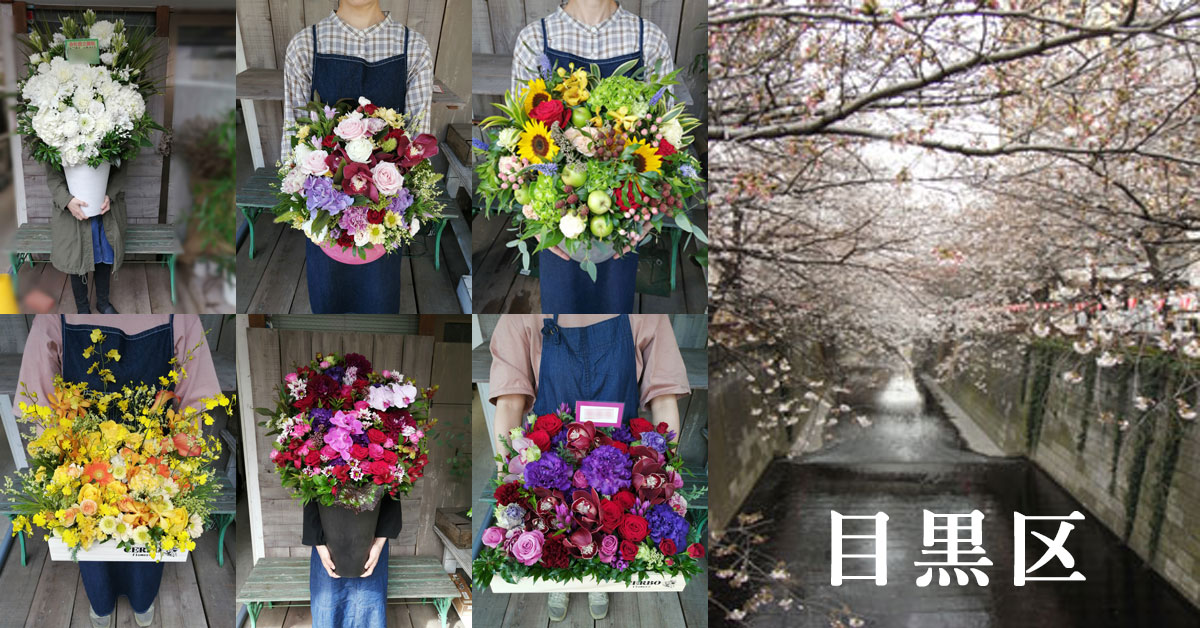 目黒区に贈る花　目黒川