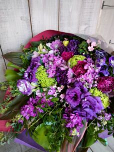 六本木スタジオにお届けした撮影用の花束