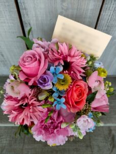 中央区勝どきにお届けしたフラワーアレンジメント