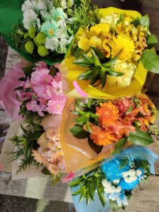 ゴーシーズ広尾にお届けした撮影終了後の花束