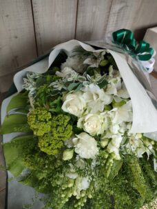 海岸スタジオにお届けした撮影終了後の花束