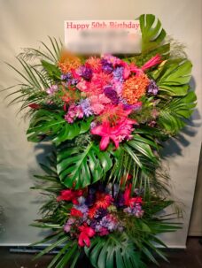 duo MUSIC EXCHANGEにお届けした個性的なスタンド花