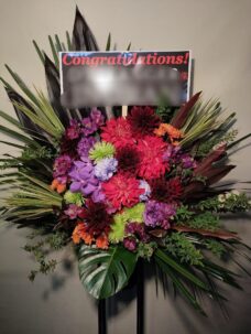 豊洲Pitのロックバンド公演にお届けしたスタンド花