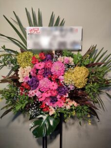 浅草公会堂にお届けしたスタンド花