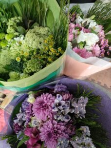 南青山STUMP BASEにお届けしたCM撮影後の花束