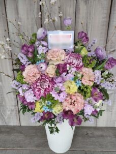 出版社にお届けした受賞御祝いの花