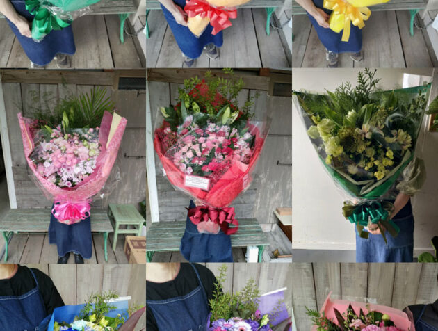 クランクアップ用お渡し花