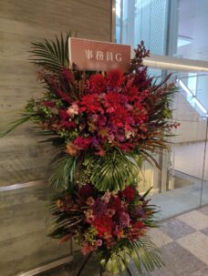 LINE CUBE SHIBUYAにお届けしたスタンド花