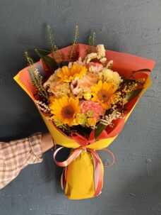 日活調布撮影所にお届けした花束